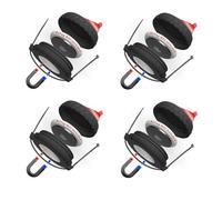 4-Pack Supreme Magnetic, Adhesive & Zip-tie Case for Apple AirTag Gen. 1 & 2 Easily Hidden Durable Strong Impact, Vibration & Waterproof Magnet Holder/Secure Protective Tag Tracker Outdoor Mount