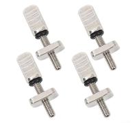 4-Pack Surfboard Fin Screws 316 Stainless Steel With Silicone Gasket For FCS Longboard -SUP Paddleboard Tail Flat Straight Braces 30Mm(4pcs)