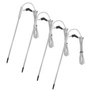 4-Pack Thermopro Grill Thermometer Probe Replacement for TP20,TP25,TP08S,TP17,TP16- Upgraded 2.5mm Temperature Sensor,Compatible with TP04,TP06S,TP07,TP09,TP10,TP28 (4 Probes)