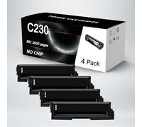 4 Pack Toner Cartridge Replacement For Xerox C230/C235 Black Ink Cartridge High Capacity 3000 Pages Magenta,Cyan,Yellow 2500 Pages,Black-4 Pack