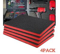 4 Pack Tool Box Foam Inserts Polyethylene Tool Foam Sheets High Density For Diy