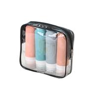 4 Pack Travel Bottles 3oz, Squeeze Toiletry Container Leak Proof, Travel Size Bottles for Shampoo Conditioner Lotion