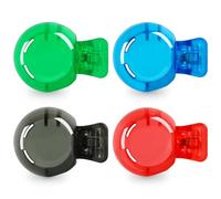 4 Pack Travel Toothbrush Head Covers Portable Toothbrush Protector Cap Brush Pod Case Plastic Protective Clip for Household Travel, Camping, Bathroom, School, Business