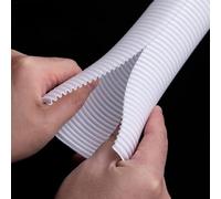 4-Pack Tree Trunk Protectors for Young Trees - Heavy-Duty UV-Resistant Plastic Bark Protection Tubes, Reusable & Recyclable, & Lawn Mower Guard