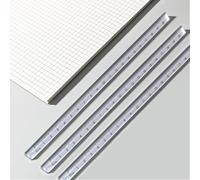 4-Pack Triangular Transparent Plastic Ruler Set - 200mm Small Metric Ruler for School Classroom,Home or Office Art Projects (4 PCS)