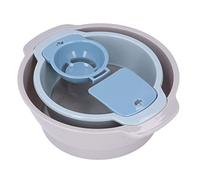 4 Pack Trim Trays Set with Sifter Screens Stackable Lightweight Herb Trimming Bins for Kitchen Baking Storage