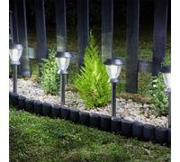 4 Pack Triton 365 Garden Stake Lights Solar Powered Outdoor Lighting All Year