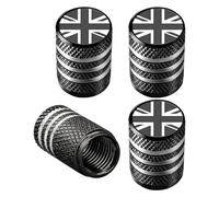 4 Pack Tyre Valve Caps dust caps for car tyres Black Dust Caps car dust caps Universal Stem Dust Covers tyre caps Tire Valve Stem Caps car tyre dust caps Universal for Cars,Motorbikes