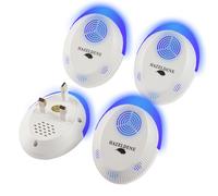 4 Pack Ultrasonic Pest Repeller | Woodlice Repellent | Ultrasonic Mouse Repeller plug in Pest Control for Mouse Rat