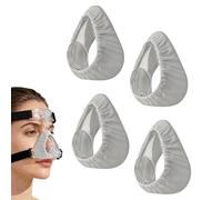4 Pack Universal CPAP Mask Liners,CPAP Mask Pads Compatible with F20,CPAP Mask Cushion Covers,Full Face Mask Liners,Reusable CPAP Accessories,Sleep Apnea Mask Liners(White)