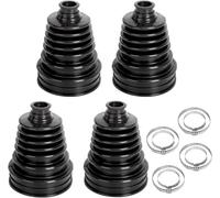 4 Pack Universal CV Boot Kit Silicone Stretch Split CV Joint Boots with Adjustable Clamps for Cars, SUVs & Vans