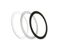 4 Pack Universal Magnetic Ring Sticker for MagSafe, Ultra Strong Metal Ring Magnet Compatiable with Wireless Charger Car Holder for iphone 17/16/15/14/13/12/11 Galaxy Android Phone Case Accessories