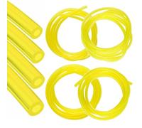 4-Pack Universal Strimmer Fuel Pipe Kit,2-6mm Fuel Line 1M Long | Oil-Resistant Rubber Hose for Chainsaws, Lawn Mowers, Snow Blowers & Small Engines - Durable, Flexible Replacement Parts