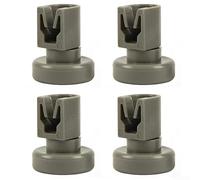 4 Pack Upper Dishwasher Basket Rollers 25x8mm Compatible with for zanussi for electrolux for aeg Progress Rex Zanker Saba Tricity Bendix Faure Replacement Parts