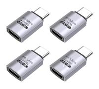 4-Pack USB C Extender Adapter,PD 100W 40Gbps USBC Extender Male to Female | USBC to USBC Adapter,for Thunderbolt 4/3,iPhone 17e 17Pro Max,Otterbox Case,MacBook Pro,Samsung S26