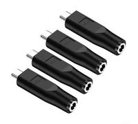 4 Pack USB C to DC Adapters for Starlink Mini, 20V 100W+ PD Converter Supporting USB C Power Banks, Car Chargers, and Portable Power Sources for Reliable Charging