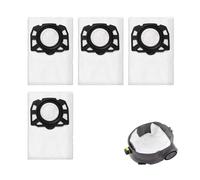 4 Pack Vacuum Bags Compatible with Karcher WD3, WD 2 Plus, WD 3, KWD 1, KWD 2, KWD 3, MV 3, SE 4001, SE 4002, WD 3 Battery, Models WD 3.200 to WD 3.800 M - Better Filtration for Optimal Performa