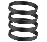 4 Pack Vacuum Drive Belt for Bissell 2612A 18082 2598 - Rubber Replacement Belts for Brush Roll Spin - Carpet Cleaner Maintenance Accessory - Fits Models 10096 26124