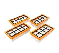 4 Pack Vacuum Filter Kit Replacement Part for Karcher AD 2, AD 3.000, AD3.200, AD 3 Premium Fireplace, AD 4 Premium, Robot Vacuum Cleaner Filter Spare Part