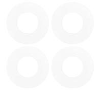 4 Pack Valve Base Sealing Washer, Seal Diaphragm for 816.418.00.1, Flush Repair Cistern Seal Compatible with Geberit, Replacement Rubber Ring for Geberit, Dual Flush Systems (63mm x 32mm x 3mm,White)