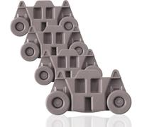 (4 Pack) W10195416 Dishwasher Lower Drum Replacement Part - For Ge / Whirlpool / Kenmore - Ap5983730, W10195416V