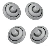 4 Pack W6093109502 Pressure Indicator Gasket Set, Silicone Washer Seal for WMF Perfect Plus Pressure Cooker Parts, Grey Replacement Ring for Safe Cooking