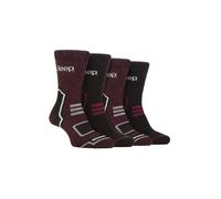 4 Pack Warm Thermal Boot Socks for Winter Jeep Black 6-11