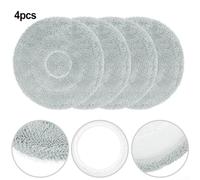 4 Pack Washable Mop Pads Fit for for Lefant M3L Robot Vacuum, Microfiber Replacement Mopping Cloths for For Pet Hair