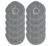 4 Pack Washable Mopping Cloth Replacement for X9 and X9 Pro Robot Vacuum, Reusable Microfiber Cleaning Pads Accessories for Efficient Floor Care, Gray(10 PACK)