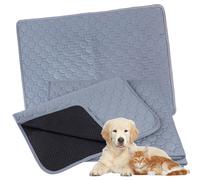 4 Pack Washable Puppy Pads, 45x60 cm Non-Slip Reusable Dog Training Pad Super Absorbent Waterproof Pee Pads for Dogs Fast Drying Dog Mat for Indoor, Outdoor, Car Travel