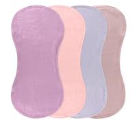 4-Pack Waterproof Changing Pad Liners | Fits Keekaroo Peanut Changer | Extra Thick, Ultra Soft & Absorbent | 2-Sided Reusable Diaper Mat | Machine Washable(Purple)