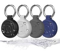 4-Pack Waterproof Premium Silicone Case for Apple AirTag 1st and 2nd Gen