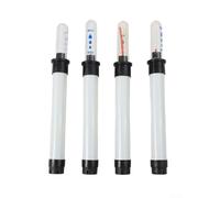 4 Pack White Water Level Gauge for Flower Pots, Plant Care & Tanks with Float Design and Scale, Visible Water Shortage Reminder, Sizes 16.5-36cm(120#)