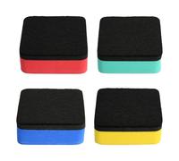 4 Pack Whiteboard Rubber, Magnetic Whiteboard Eraser 5x5x1.7cm, Dry White Board Erasers for Office, Classroom, School, Home, Whiteboard Eraser Magnetic Cleaner Set