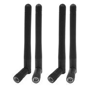 4 Pack WiFi Antenna RP-SMA WiFi Aerial 2.4GHz 5.8GHz Male Antenna Band External Connector for Router, Wireless Network Card,Video Surveillance Monitor, Bluetooth