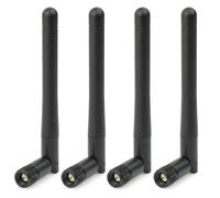 4 Pack Wifi Antenna Sma Wifi Aerial Link Suitable for 2.4ghz 5ghz 5.8ghz 3dbi Mimo Male Dual Band, Wireless External Signal Connector for Pc Tv,Wirelessnetwork Card Usb Adapter Enhanced Signal(SMA)