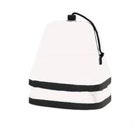 4 Pack Winter Faucet Covers for Outdoor Taps, Insulated Foam Freeze Protection with Drawstring, Weather-Resistant Anti-Frost Guard for Garden Spigots, White(2)
