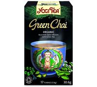 (4 PACK) - Yogi Tea - Green Chai | 17 Bag | 4 PACK BUNDLE