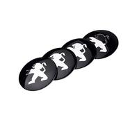 4 Packof Wheel Cap Stickers for Peugeot 308 2008 107 5008 206 3008, Tire Rim Cap Sticker, Hub Cap, Badge Sticker, Car Accessories, Decorate Accessories