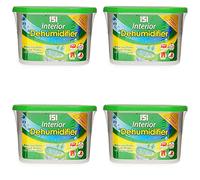 4 PACKS (151 Interior Dehumidifier) - Helps Stop Mould Mildew Damp & Condensation