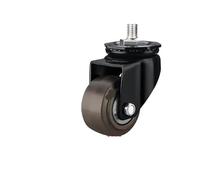 4 Packs 2" Heavy Duty Silent Universal Wheels for Robotics - Rubber Roller Casters, Mobile Equipment Accessories, M10 Compatible Pulley System