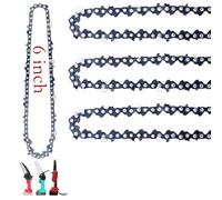 [4 Packs] 6 Inch Mini Chainsaw Chain, 6 Inch Replacement Chains for Cordless Electric Portable Mini Chainsaw, FIFCHALL Guide Saw Chain for All 6-inch Mini Chainsaws for Wood Branch Cutting