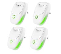 4 Packs Air Ionizers,Negative Ion Air Purifier, Mini Air Fresheners Odor Eliminator for Home,Office,Pet Smell EU Plug White