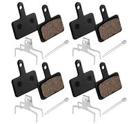 4 Packs Bike Brake Pads, Ceramic Bicycle Disc Brake Pads Replacement Mountain Bicycle Accessories for Tektro Shimano TRP Deore Br-M575 B01s Mt200 M525 M515 MTB Ebike