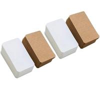 4 Packs Blank Index Cards,White Brown Small Study Flash Cards,Note Cards,Mini Memo Scratch Pads,Sticky Notes,Post It Notes,Post Its,Note Pads,Business Cards