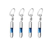 4 Packs Car Static Human Body Static Eliminator Discharger - High Voltage Anti-Static Keychain ESD Tool Sets - Anti-Static Wristband Bracelet for Car Keys