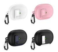 4 Packs Case for Huawei FreeBuds Pro 5, Shockproof Protective Cover with Phone Stand, Lychee Pattern dust-proof Headset Case for Outdoor Travel