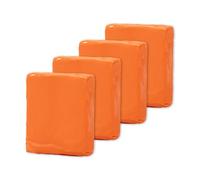 4 Packs Clay Bar Kits for Cars, Magic Car Detailing Kit for Cleaning and Adsorption Capacity for Car, Glass, Vehicles (100g/pack Orange)