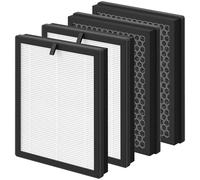 4 Packs ClearAir-A5 Replacement Filter Compatible with VEWIOR ClearAir-A5 Purifier, 3-in-1 High-efficiency H13 True HEPA Air Filter