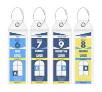 4 Packs Cruise Luggage Tags Holder Waterproof Clear Suitcase Tags 18x6cm Cruises Luggage Labels Fits All Marella (TUI) P&O Cruise Ships Royal Caribbean & Celebrity Ships for Cruising in 2025 2026 2027